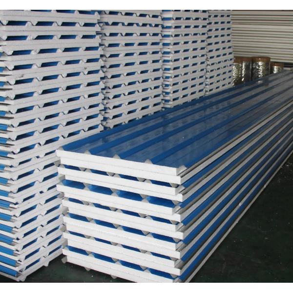 IBR Chromadeck Thermal Insulation Panels PPGL AZ150 Polar White Cold Room Panels