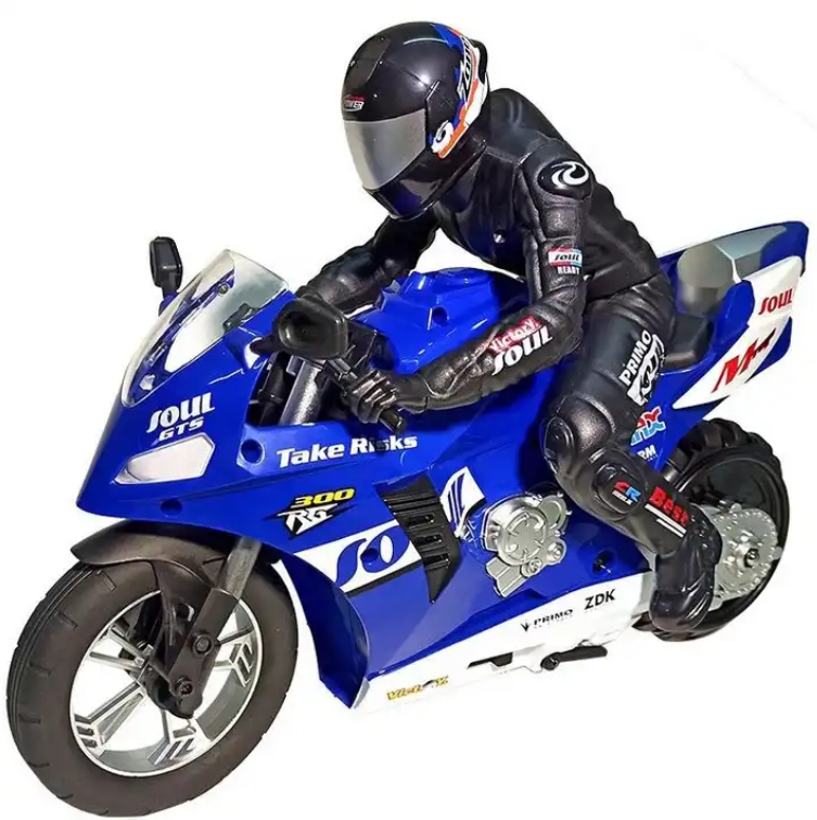 Christmas Gifts Stunt RC Motorcycle with 360 Degree Balancing and 60M Remote Distance