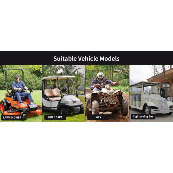 150ah 48V Golf Cart Lithium Battery 20A Charger Safety And Stable Long Lasting