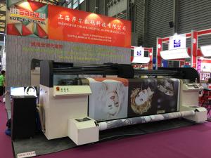 China Automatic winding Digital Textile Printer , Print fabric width 0 - 3200mm wholesale