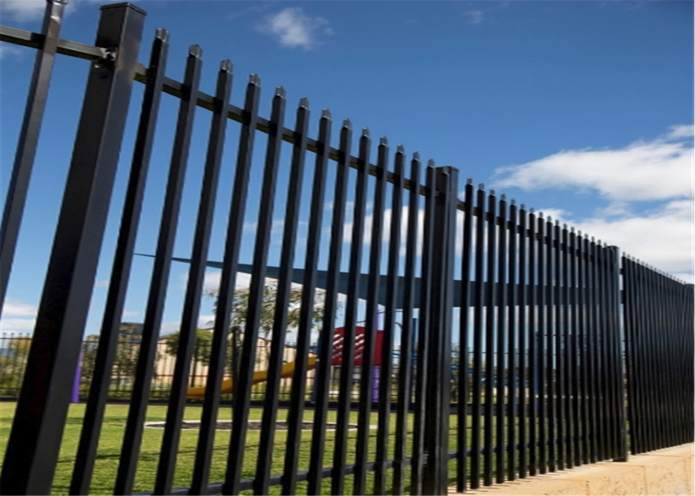 Metal Garrison Fencing panels 2100mm x 2400mm width