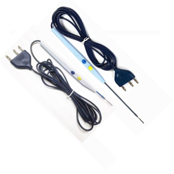 ISO Retractable Electrosurgical Pencil Disposable Cautery With Stainless Steel
