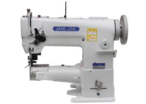 China 220V 250*110mm Single Needle Sewing Machine With Left Knife wholesale