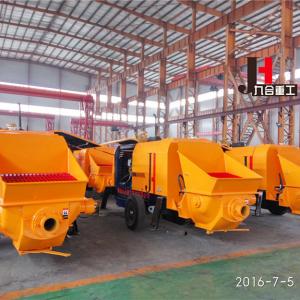 China Trailer Mounted Concrete Pump Output 30-100m3/H With Diesel And Electric wholesale