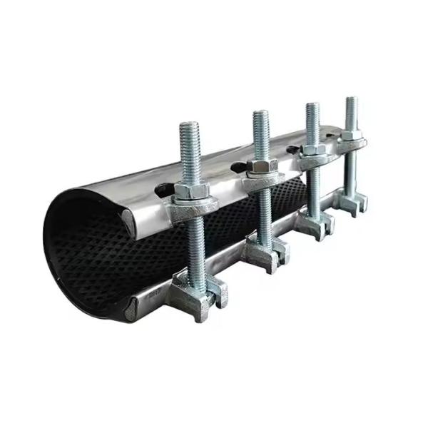 SS304/316 Stainless Steel Emergency Pipe Repair Clamp Quick Straight Tubing Leak