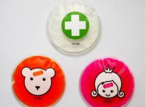 China Promotional Reusable Custom Ice Packs , Round Ice Pack With Logo wholesale