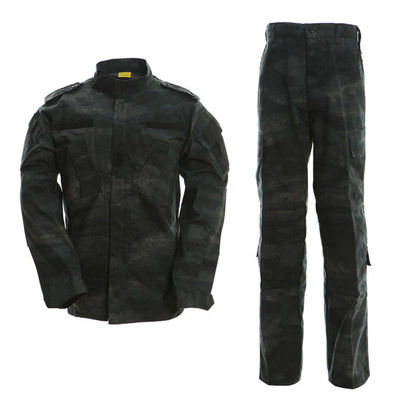XS-XXXL Multi-Color Rip-Stop Training Uniform for Outdoor Sports Seamless Fusing NO