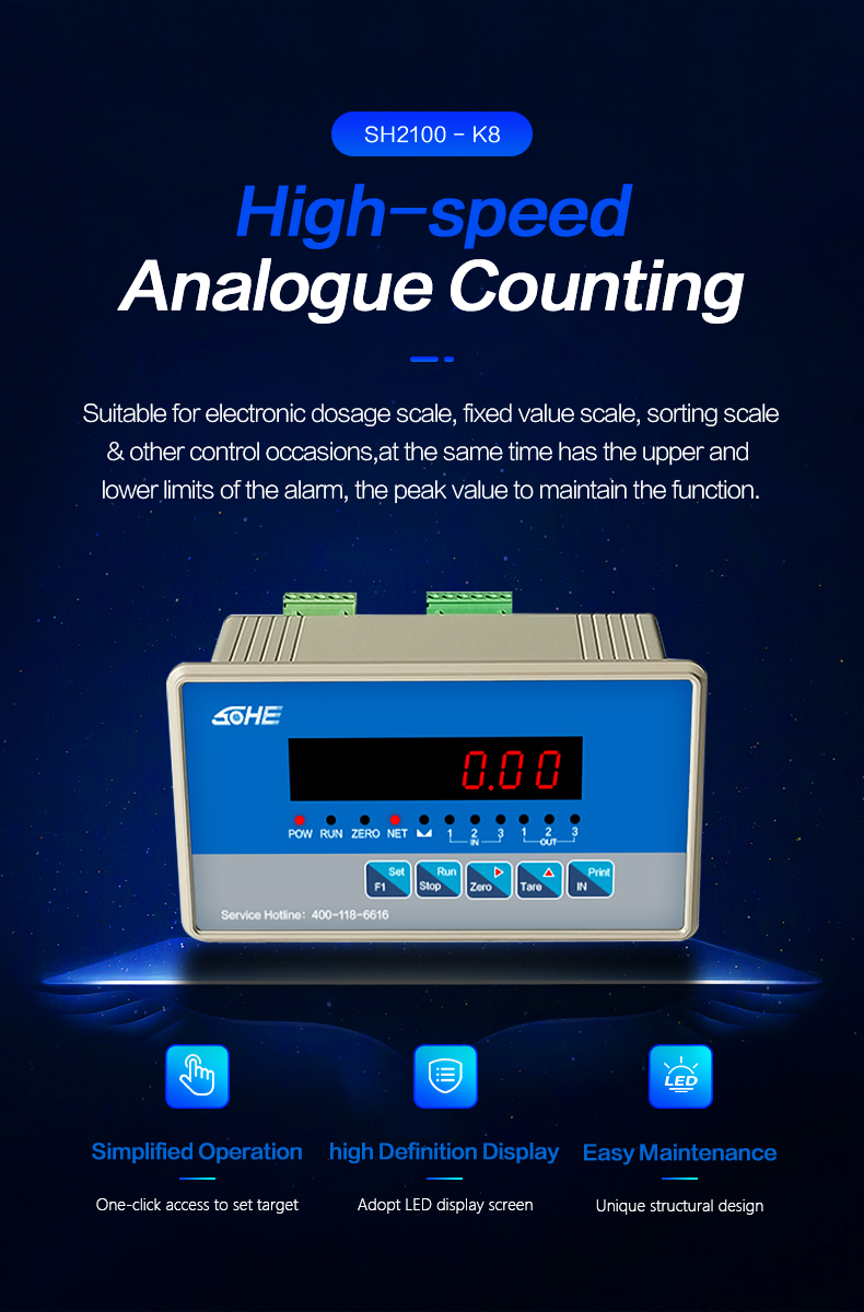 Customized OEM Support Three-Way Control Sorting Scale with Self-Test and Alarm Control