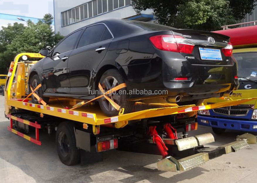 China Factory Customized Small Mini Light ISUZU 3 Ton Recovery Truck Flatbed Platform Towing Wrecker Truck Wrecker Tow Truck