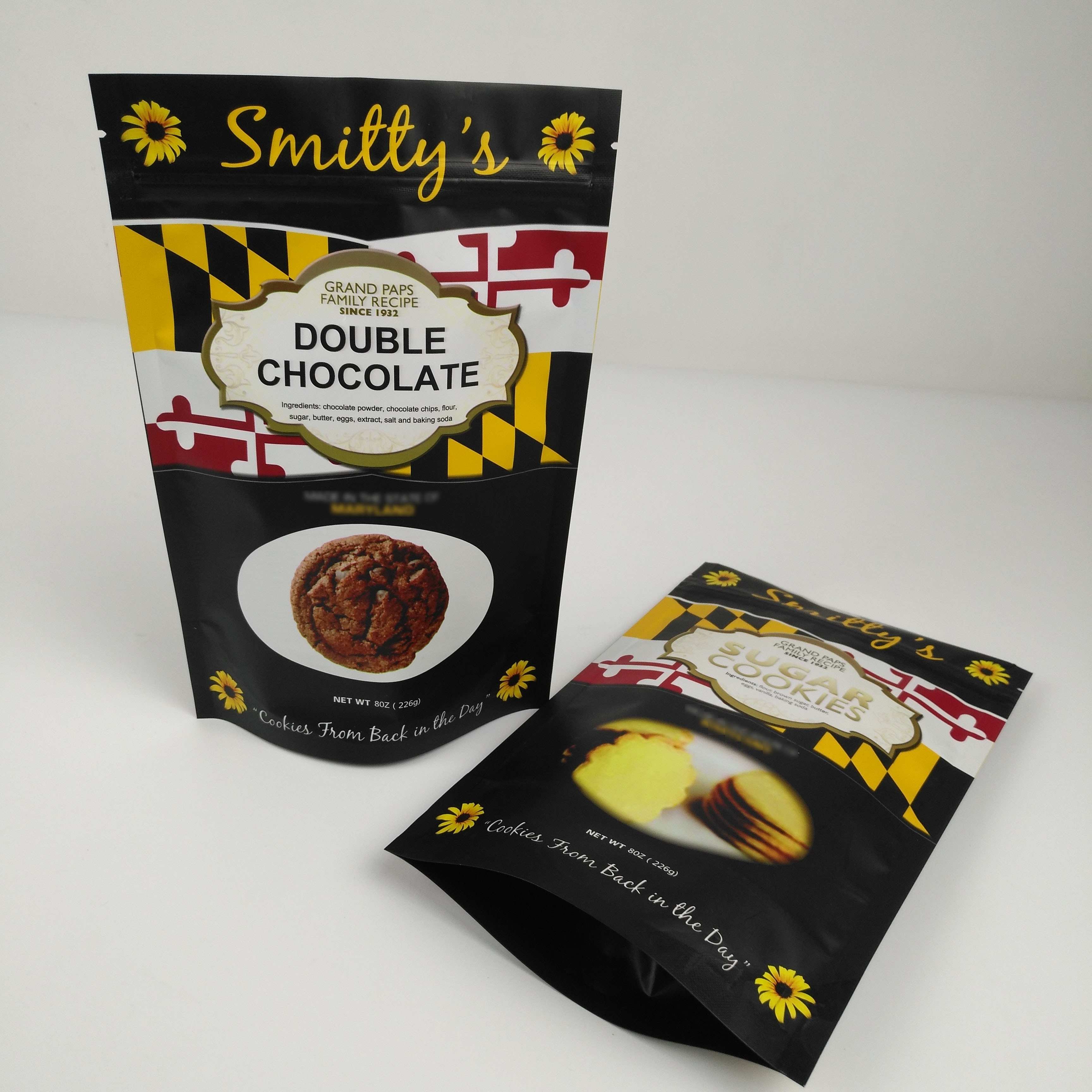 Custom Compostable Kraft Paper Bag Custom Printing Biodegradable Paper Pouch for Food and Needs