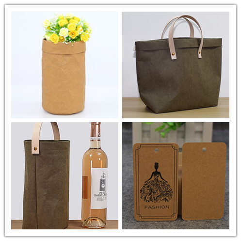 0.55mm Thick High Strength Washable Kraft Paper For Red Wine bag