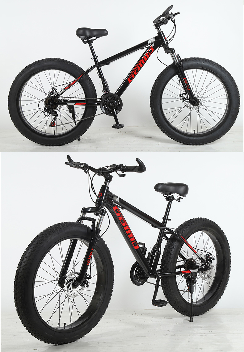 Comfortable Swallow Handlebar Fat Tire Bike OEM Customizable Snow Mountain Beach Cruisers Cycle Bicycle 26inches