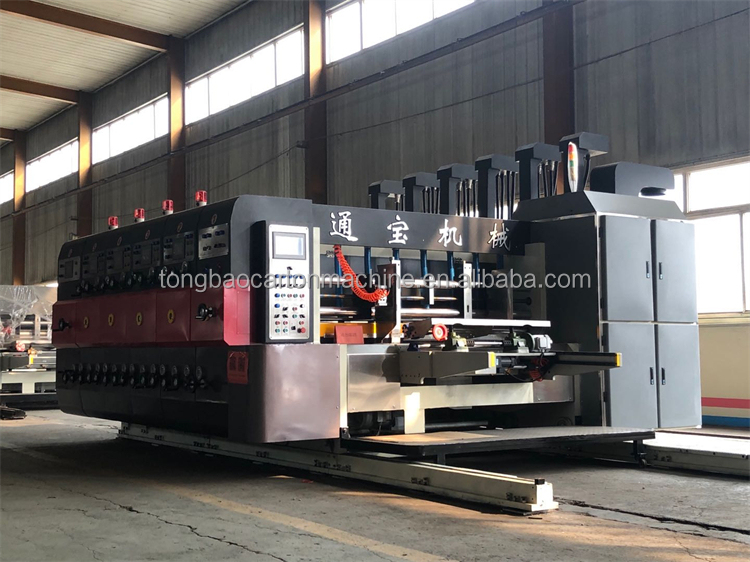 Automatic speed Flexo Printing Slotting Die-cutting Machine for Your Production Line