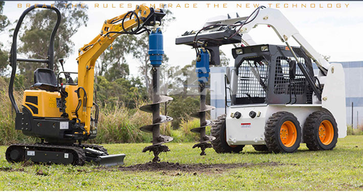 Auger drilling machine BY-AD300 Excavator ground hole drill hydraulic auger drilling equipment used on excavator