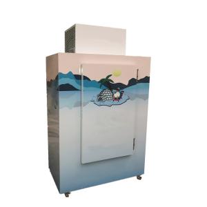 China Upright Commercial Ice Freezer Auto Defrost Fan Cooling Ice Stroage wholesale