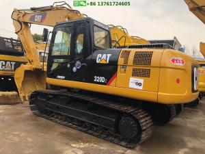 China Yellow Color Cat Crawler Excavator 320d 20t Excavator 2013 Year 1m3 Bucket Size wholesale