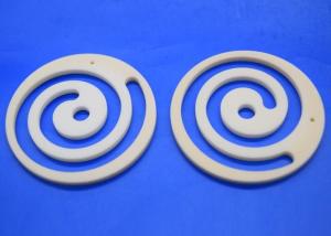 China Precision Thermal Insulation Alumina Ceramic Gasket with Coil Heat Resistant wholesale