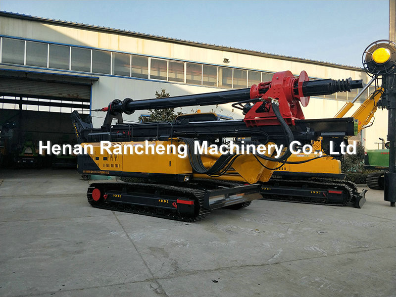 Hydraulic Small Rotary Drilling Rig 15m Bore Depth 110KW Diesel Engine