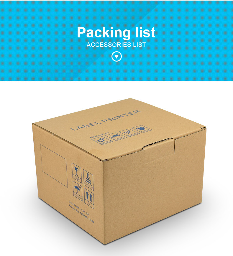 110mm USB Label Printer Bluetooth Wifi Desktop Barcode Printer