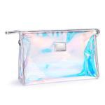 Fashionable Embroidery Logo Women Pvc Makeup Pouches