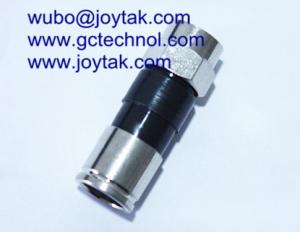 China F Type Compression Connector for RG59 Cable TV Coax Cable China Manufacturer wholesale
