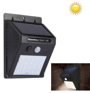 China PIR Sensor Waterproof 0.55W Solar LED Wall Lamp wholesale