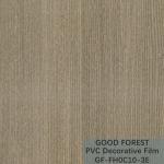Traffic PVC Decorative Film 0.25 - 0.60mm Thickness Wooden Grain