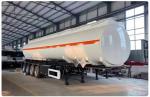 4 Axles 54000liters 6 Compartments Carbon Steel For Liquid Chemical Petroleum