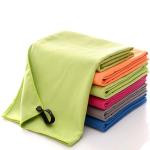 Sustainable Custom Gym Towel , Microfibre Swimming Towel Machine Washable