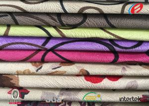 China Durable Floral Sofa Velvet Upholstery Fabric Bonded Polyester Pongee Fabric wholesale