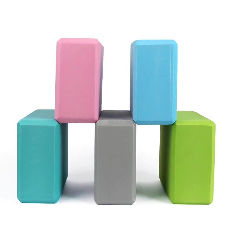 Customized Yoga Exercise Blocks EVA Foam Yoga Blocks Stretching Aid Gym Pilates