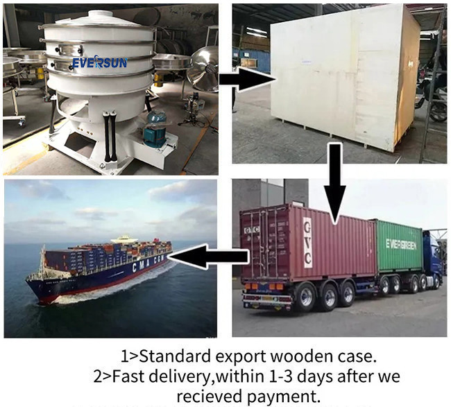 High Output Circular Vibration Separator Tumbler Sieving Machine For Limestone