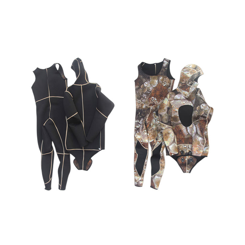 Ultrastretch Adults Scuba Diving Wetsuit Antiwear 3mm Thickness