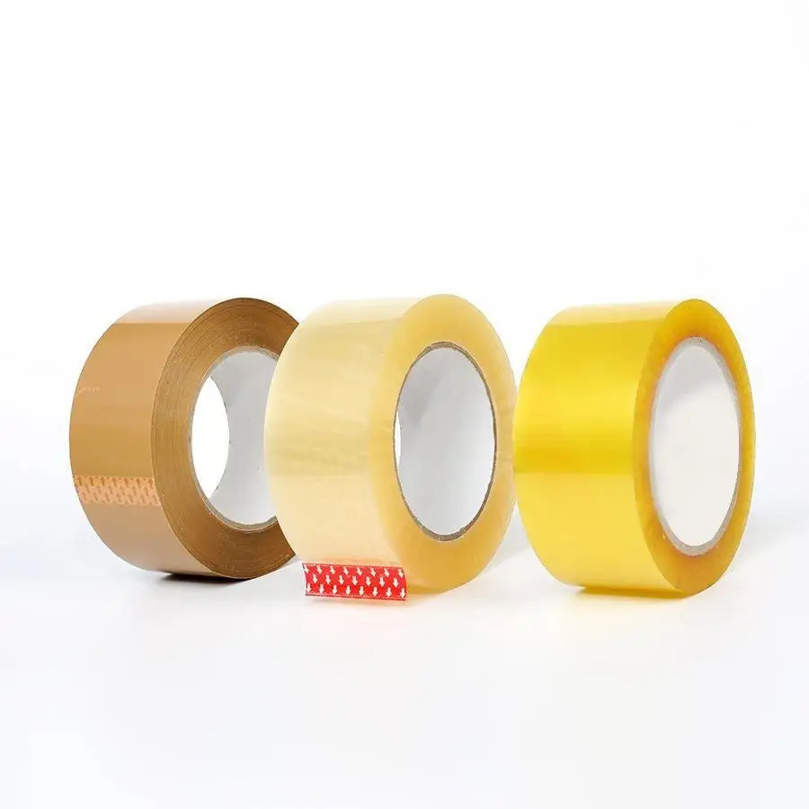 Water Activated Shrinking Packing Yellowish Transparent Clear Tape Packaging Sticky Tape For Packing