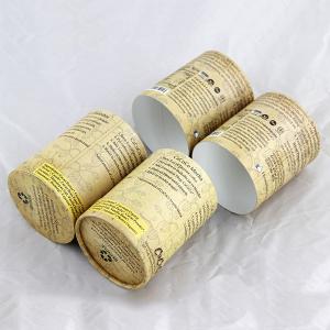 China Eco Friendly Kraft Paper Powder Food Cans Packaging With Customized Logo wholesale