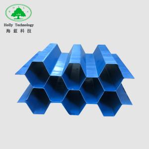 China 1mm Black Lamella Clarifier Tube Settler Media , Pp Tube Settler For Sewage Water Treatment wholesale