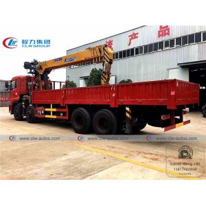8x4 Dongfeng Kingland Truck Mounted Telescopic Crane With Construction Equipment