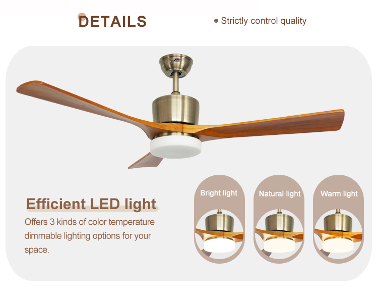 wood ceiling fan