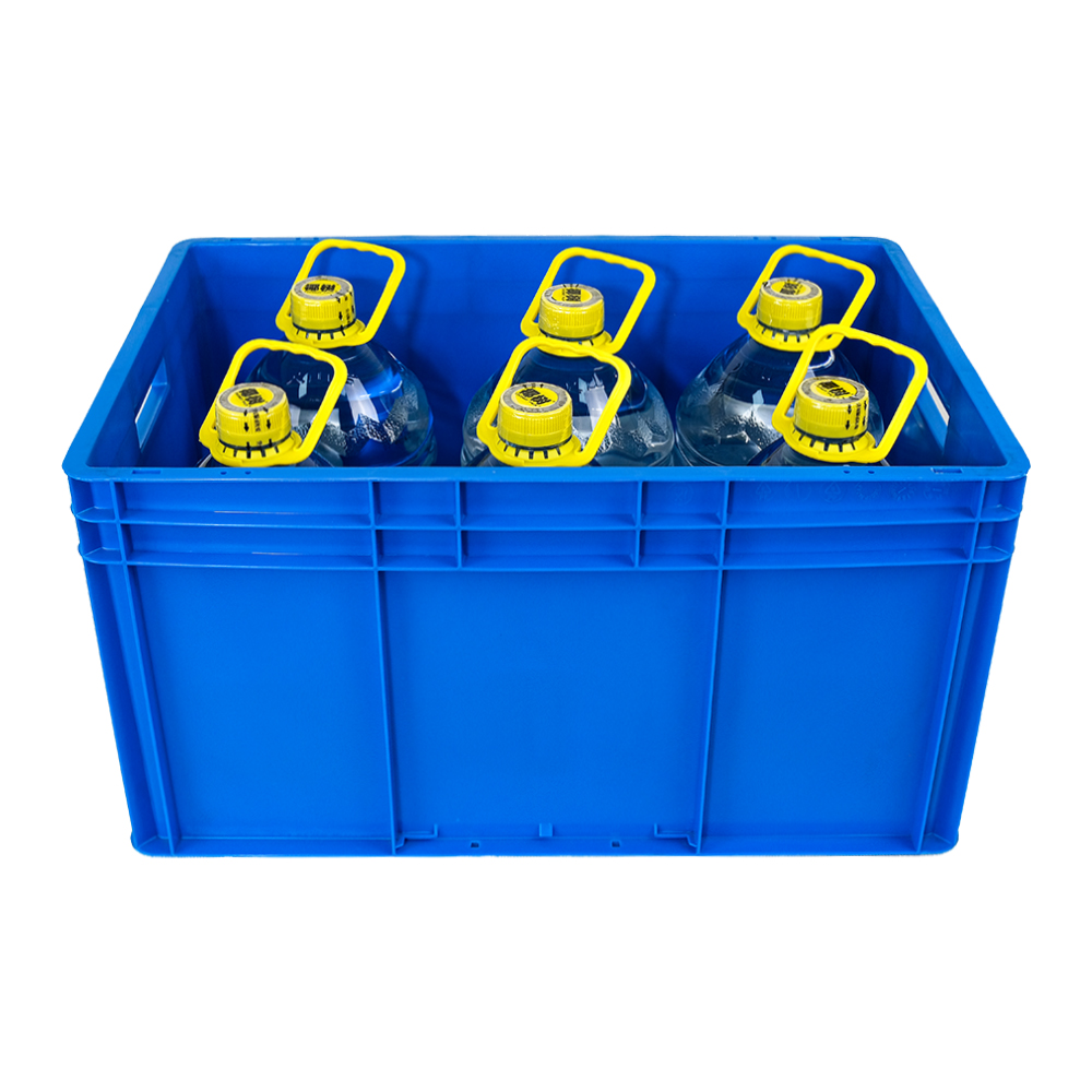 60L Plastic Crates Turnover Logistic Box with Lid Production Time 7-25 Days Foldable