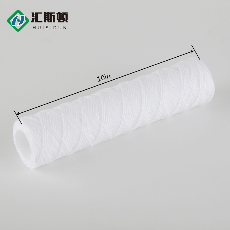 Manual 10/20/30/40 Inch Big Jumbo PP Yarn String Wound Filter Cartridge for RO Pretreatment