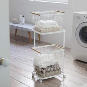 China 4KG Metal Hamper On Wheels , Anti Corrosion Metal Clothes Hamper wholesale