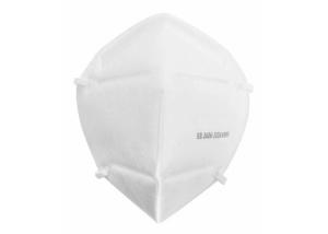 China N95 Folded Dust Protection Mask , Industrial Face Mask White Color BFE 95% - 99% wholesale