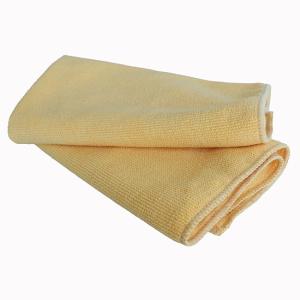 China Anti Bacterial Car Cleaning Cloth Yellow Washing Microfiber Towels wholesale