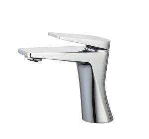 China Bathroom Chrome Brass Basin Mixer Faucet wholesale