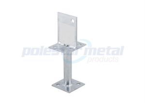 China Construction Hardware Steel Center Fix Stirrup Post Anchor metal Angled Joist Hangers wholesale