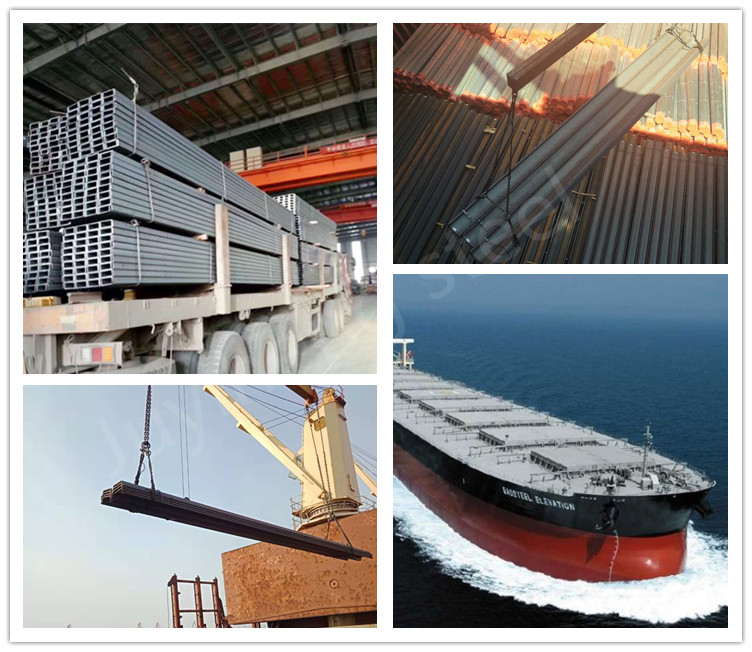Hot Rolled Galvanized Steel Profile 50mm * 150mm Steel C Channel Beam Q235