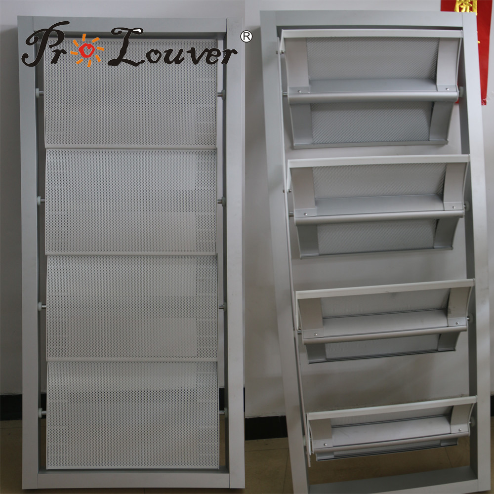 HOT SALE ! Aerowing Louver Blades, Aluminum Perforated Louver Facade