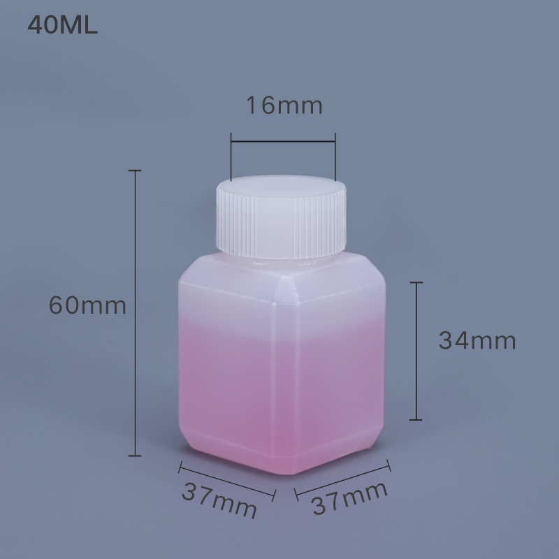 Reagent Translucent Plastic Hdpe Lab Bottles For Chemical Solvents 30ml