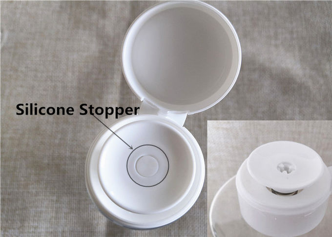PET Nail Polish Remover Dispenser Pump , White Nail Polish Remover Bottle Pump