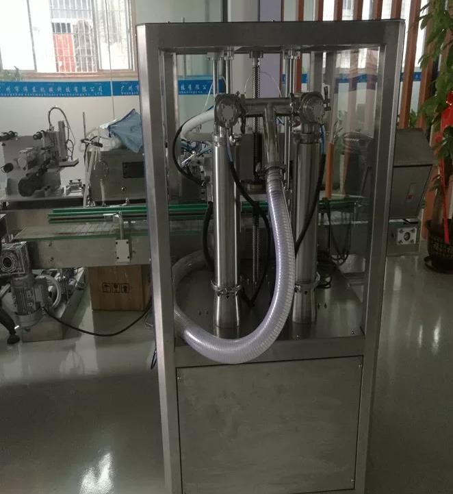 Servo Motor PLC Cosmetic Liquid Filling Machine 2 Heads for Glass Bottle